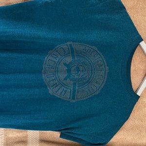Cinch half sleeve tee shirt blue